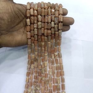 Gemstone cylinder beads,Moonstone