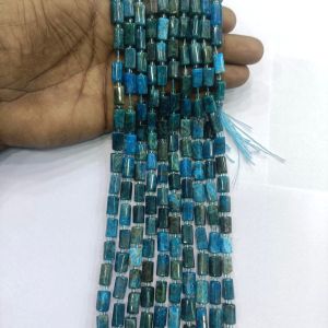 Gemstone cylinder beads,Neon Apatite