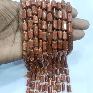 Gemstone cylinder beads,Sandstone