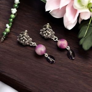 Fashion Earrings,Purple