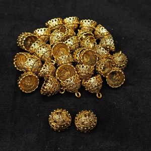 Oxidised Gold Jhumka Frame,Pack of 5 pairs