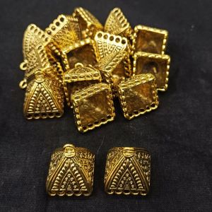 Oxidised Gold Jhumka Frame,Pack of 5 pairs
