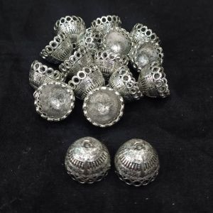 Oxidised Silver Jhumka Frame,Pack of 5 pairs