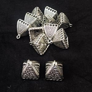 Oxidised Silver Jhumka Frame,Pack of 5 pairs