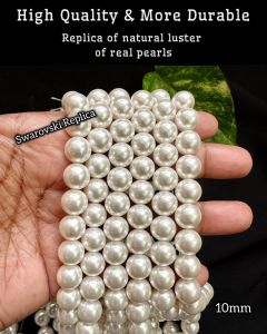 A+ Swarovski Replica Pearls(good shine), Round, 10mm