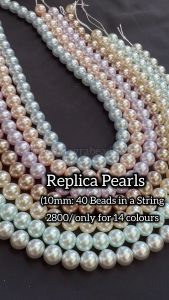 Swarovski Replica Pearls (Good Shine),Assorted, 10mm,Pack of 14