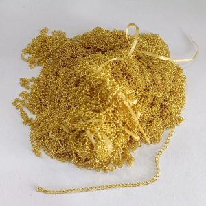 Curb Chain, Gold Polished, Pack Of 1 Meters