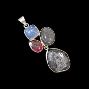Gemstone Pendant,Multicolor