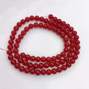 10mm, Glass Beads, Round,Red