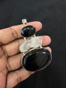 Gemstone Pendant,Black