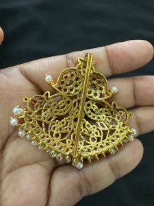 Kemp Hook Pendant ( Can be used an hair accessory) Ruby Pink