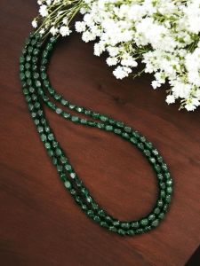 2 Layer Quartz Beads Necklace 