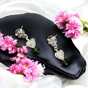 Fashion Earrings , Green