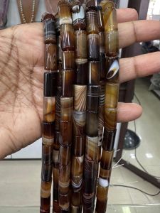 Onyx Cylinder Beads, 8X12 mm, Multi color