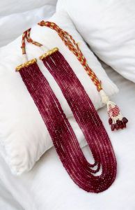 7 layer Agate Double Shade Necklace 