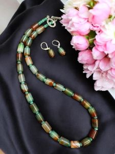 Onyx Cylinder necklaces,Multicolor