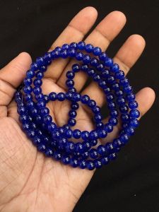 Glass Beads, 6mm, Round,Royal Blue