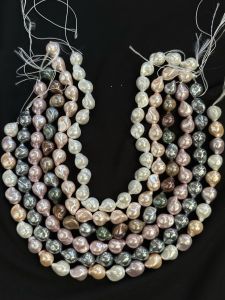 Shell Pearls, Baroque, 12/16mm,Assorted,Pack of 6