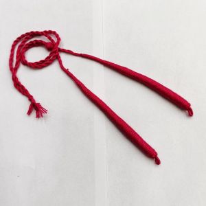 Cotton Cord (Dori),Dark Pink ,16" in length (6" on one side) Sold by 1 pc