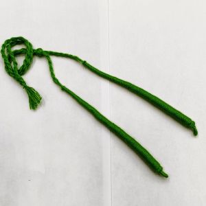Cotton Cord (Dori),Parrot Green ,16" in length (6" on one side) Sold by 1 pc