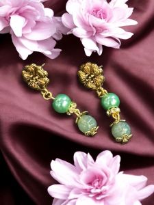Agate With pearl Earings 