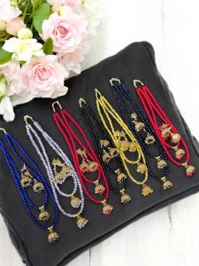 Jadau Pearl Necklace Assorted pack of 3 sets 