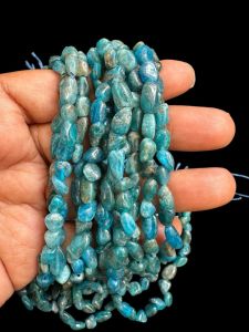 Natural Gemstone Beads, Small Tumbles, 4 to 6mm, Apatite