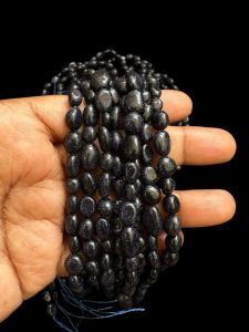 Natural Gemstone Beads, Small Tumbles, 4 to 6mm, Blue Sandstone       