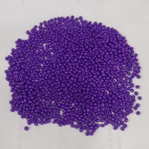 Seed Beads, 11/0, Violet, Pack Of 25 Gms