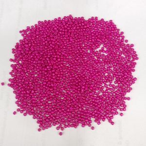 Seed Beads, 11/0, Pink , Pack Of 25 Gms