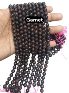 Natural Garnet Beads, 8mm