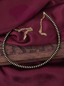 Black and Gold Choker