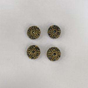 Victorian Connector, black ,Antique gold Finish, 20X 18 ,Sold By 5 PCS