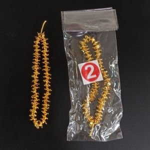 Micro Gold Bead Caps, 6 mm, Round, Pack Of 40 To 45 Pairs