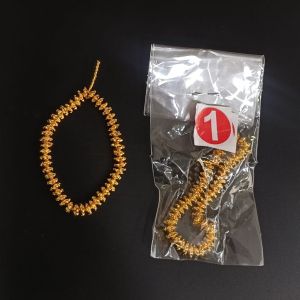 Micro Gold Bead Caps, 4mm, Round, Pack Of 40 To 45 Pairs