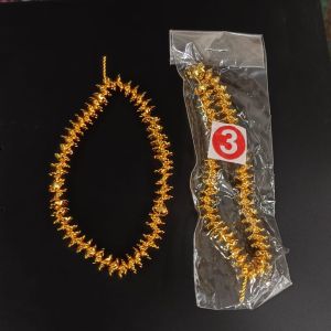 Micro Gold Bead Caps, 8mm, Round, Pack Of 40 To 45 Pairs