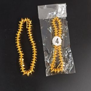 Micro Gold Bead Caps, 10mm, Round, Pack Of 40 To 45 Pairs
