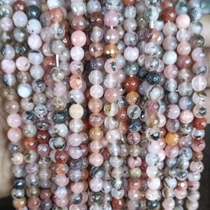 Agate Beads, Round, 6mm,Double Shade, Multi colour