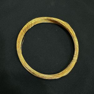 Wire Wrapping Wire, 28Gauge, Copper, Micro plated Antique Gold Colour  Pack of  50gms