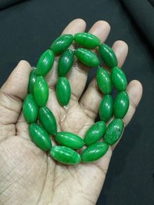 Agate barrels, 19 mm, Green