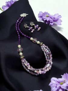 Gemstone Mini Tumbles Necklace