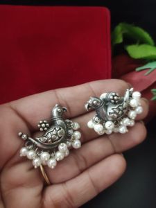 Silver replica Earrings, bird Design Earrings