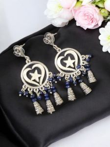 Fashion Agate Loreals Earrings ,Blue