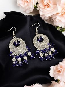 Fashion Crystal Earrings Blue