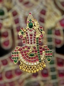 Jadau Pendant, Kanchi Kamakshi