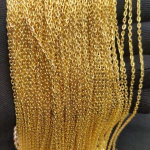 Curb Chain, Gold Polished, Pack Of 5 Meters
