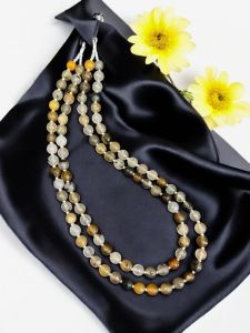 Double Layer Agate Necklace, Double Shade