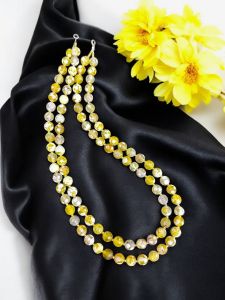 Double Layer Agate Necklace, Double Shade