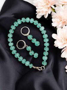 Monolisa Pumpkin (Kharbuja) Bracelet with Earrings