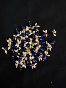 Quartz Loreals for Jewelry Making : 6x9mm, Pack of 20 pieces Royal Blue